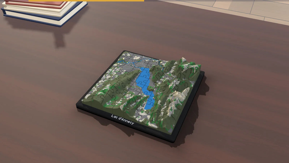 3D-Panoramapuzzle Lac d'Annecy