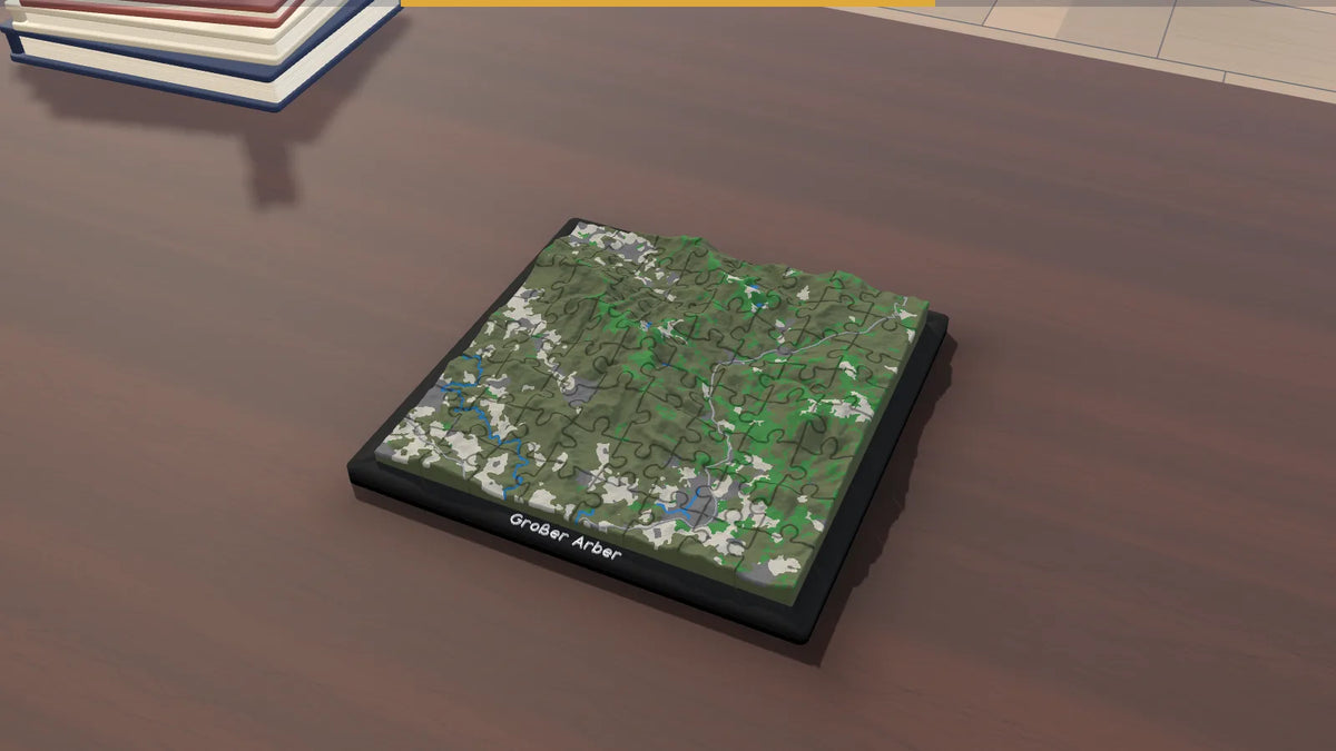 3D-Panoramapuzzle Großer Arber