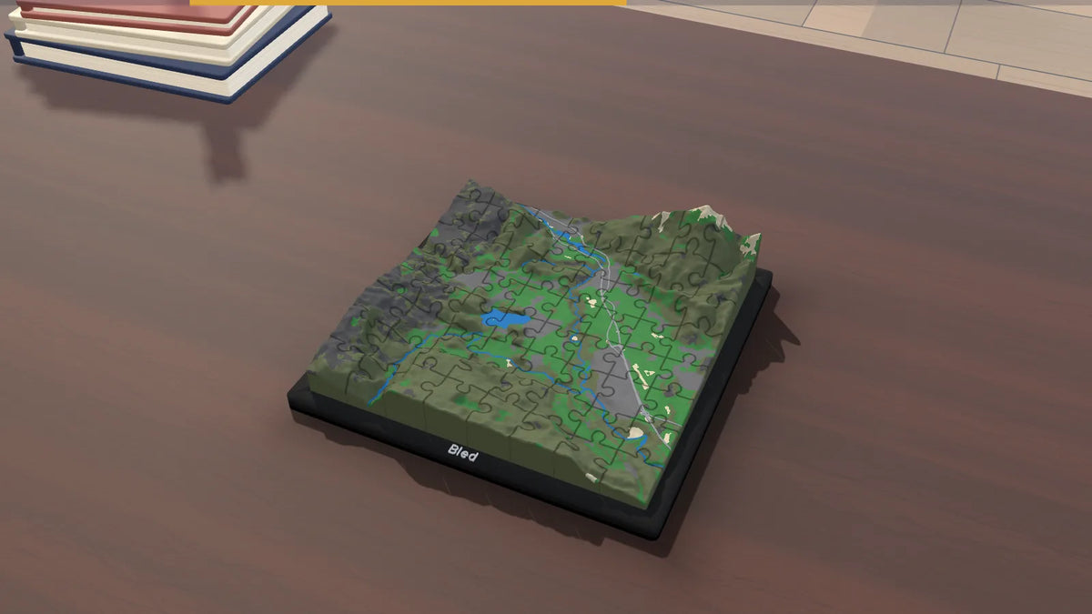 3D-Panoramapuzzle Bleder See
