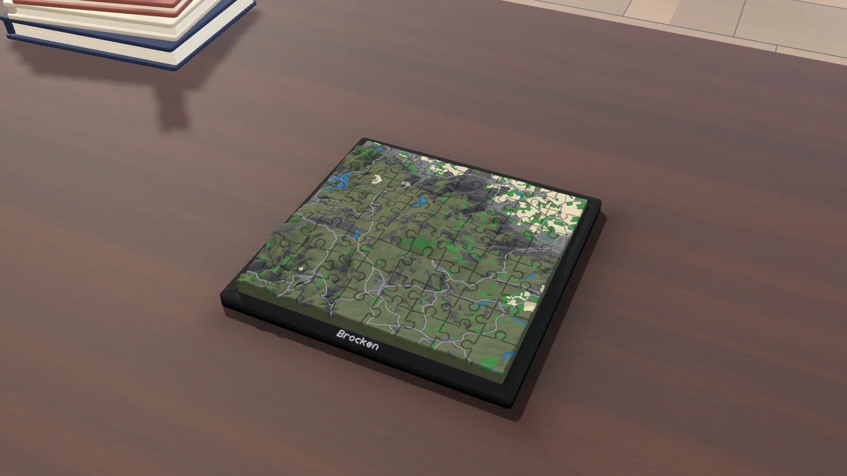 3D-Panoramapuzzle Brocken