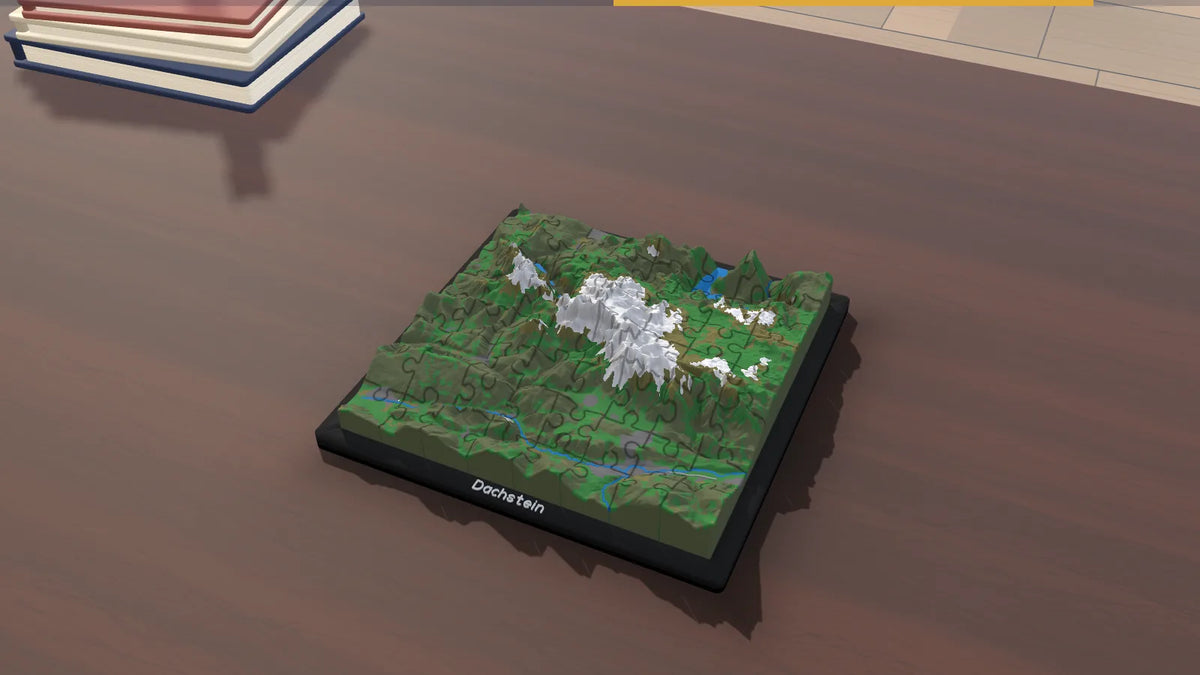 3D-Panoramapuzzle Dachstein & Hallstatt