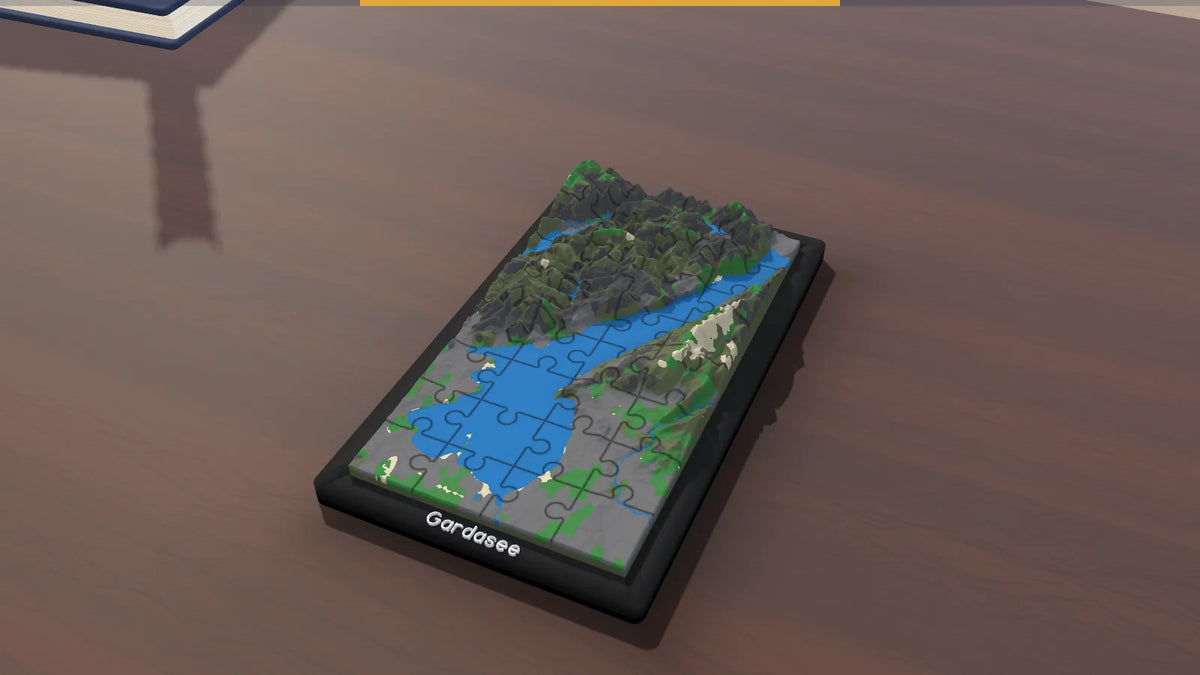 3D-Panoramapuzzle Gardasee