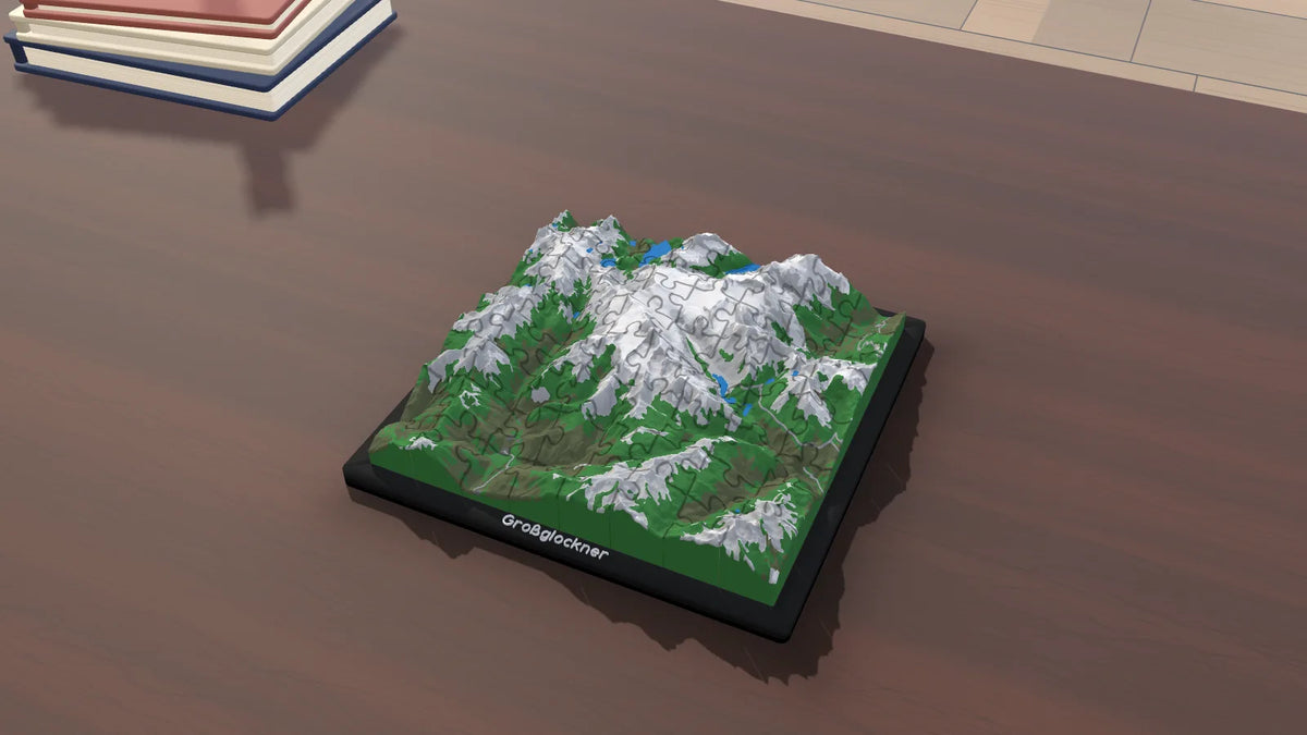 3D-Panoramapuzzle Großglockner