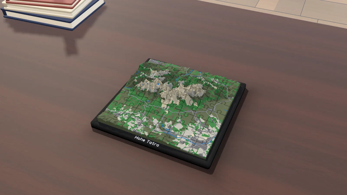 3D-Panoramapuzzle Hohe Tatra