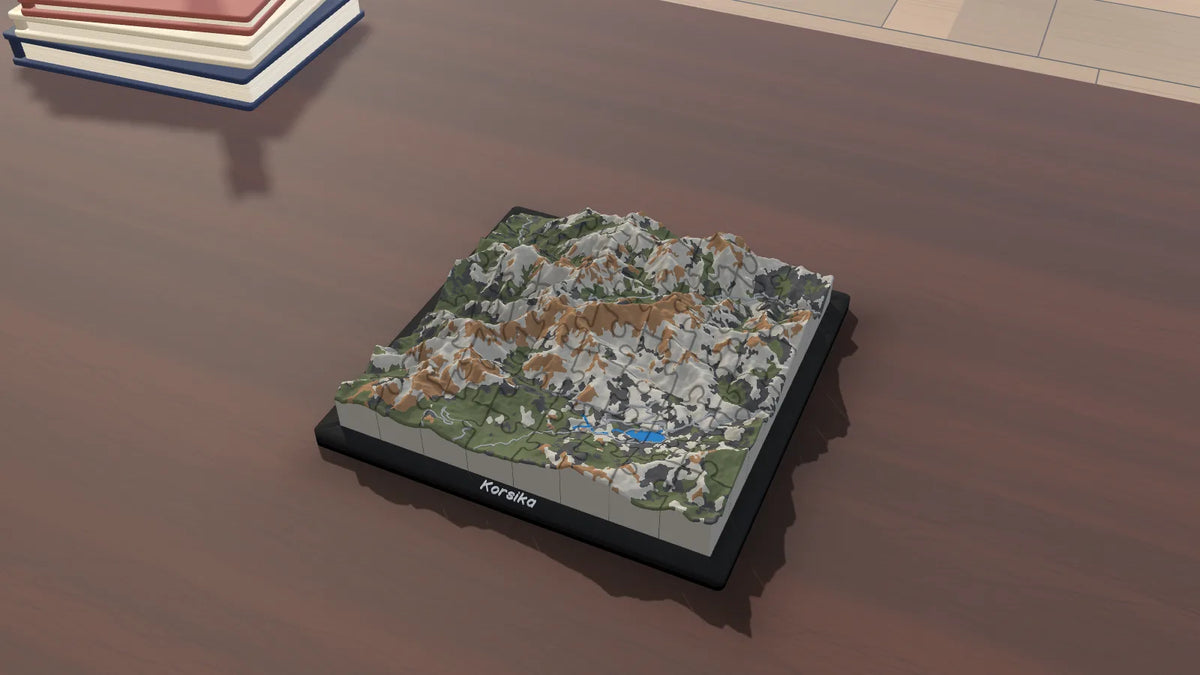 3D-Panoramapuzzle Monte Cinto