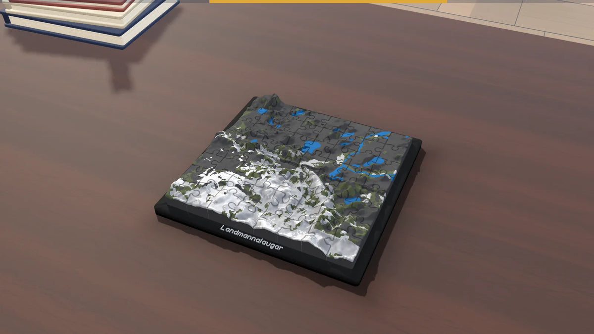 3D-Panoramapuzzle Landmannalaugar