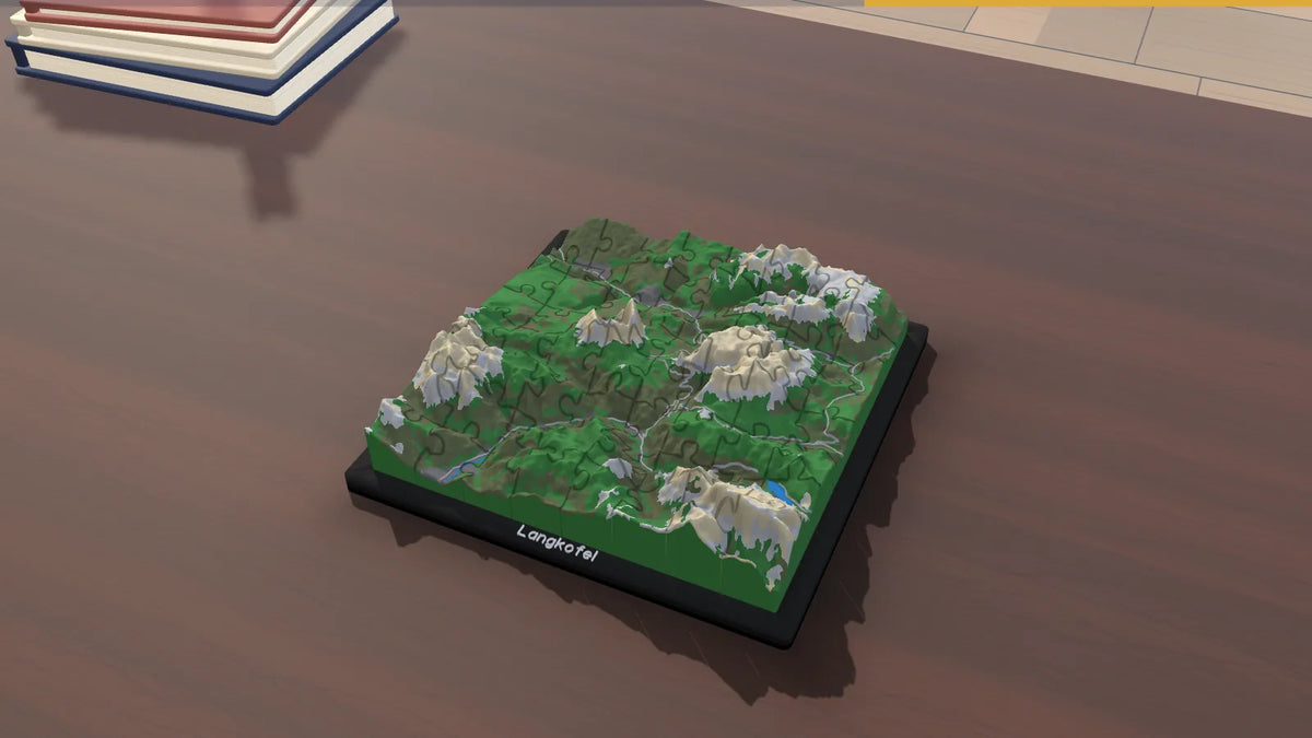 3D-Panoramapuzzle Langkofel & Sella