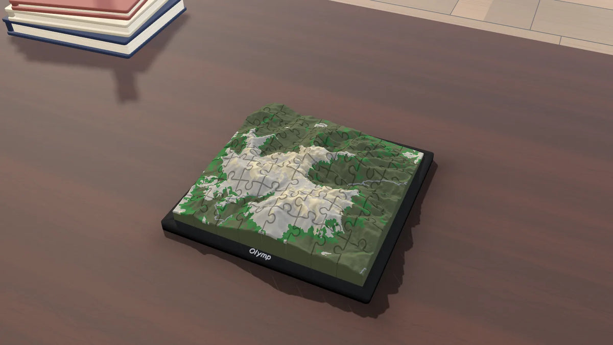 3D-Panoramapuzzle Olymp