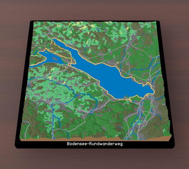 3D-Panoramapuzzle - Bodensee