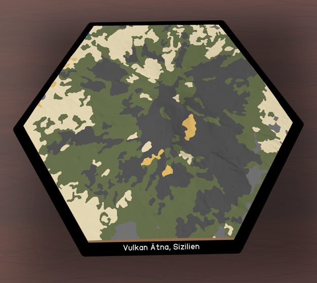 3D-Panoramapuzzle - Vulkan Ätna, Sizilien
