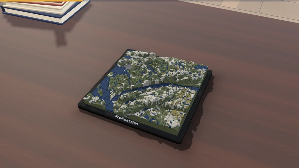 3D-Panoramapuzzle Preikestolen & Lysefjord