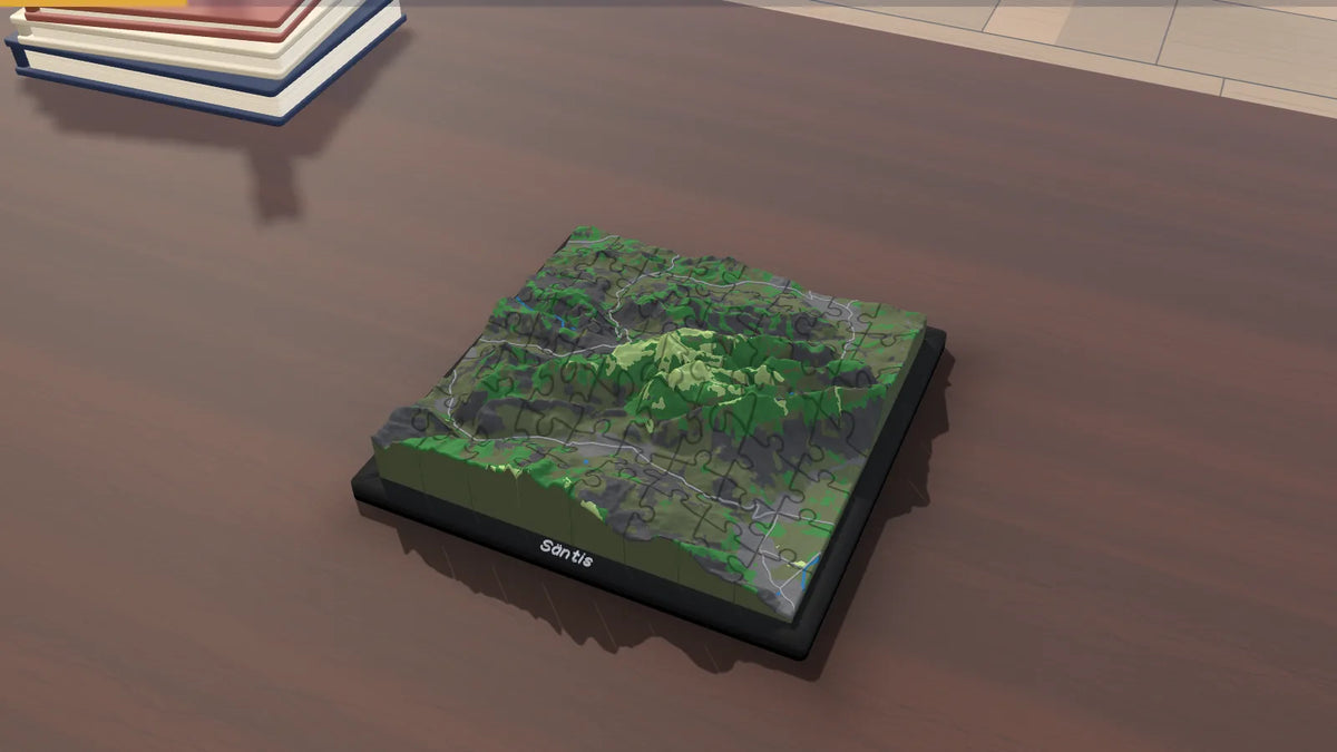 3D-Panoramapuzzle Säntis
