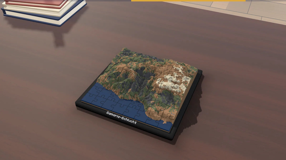 3D-Panoramapuzzle Samaria-Schlucht