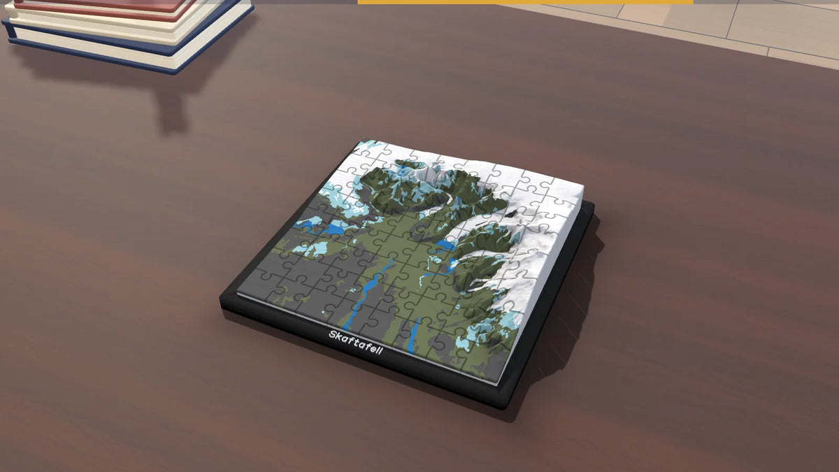 3D-Panoramapuzzle Skaftafell & Vatnajökull