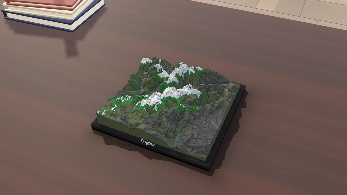 3D-Panoramapuzzle Triglav
