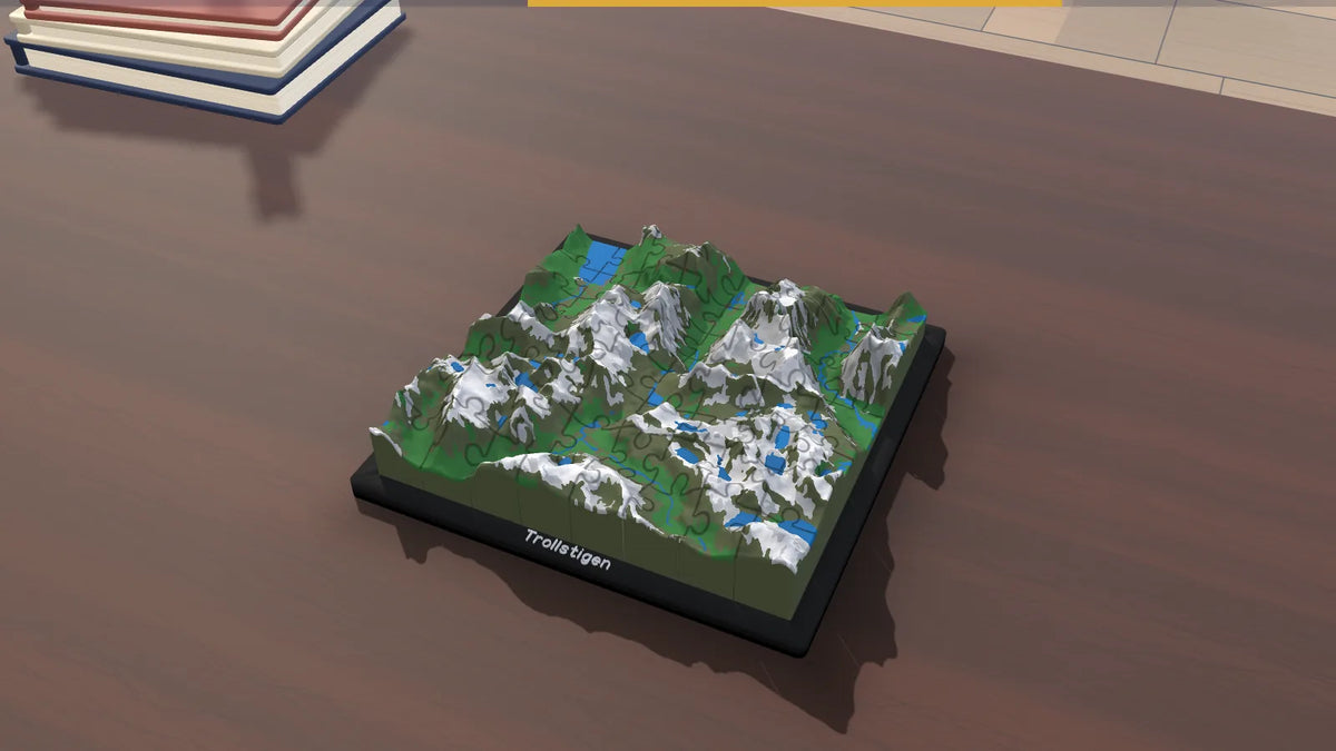 3D-Panoramapuzzle Trollstigen