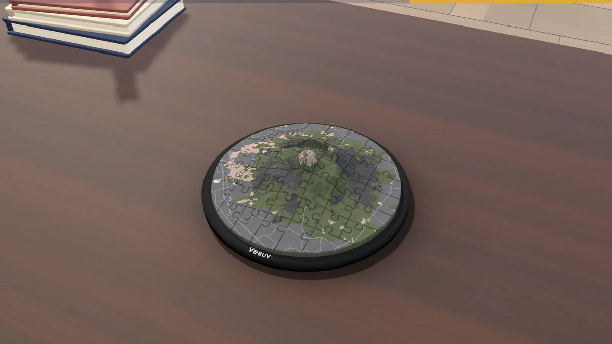 3D-Panoramapuzzle Vesuv & Golf von Neapel