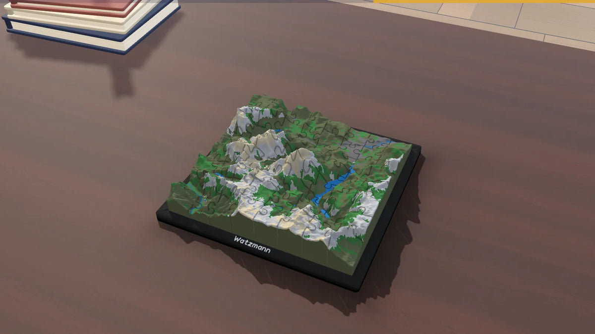 3D-Panoramapuzzle Watzmann