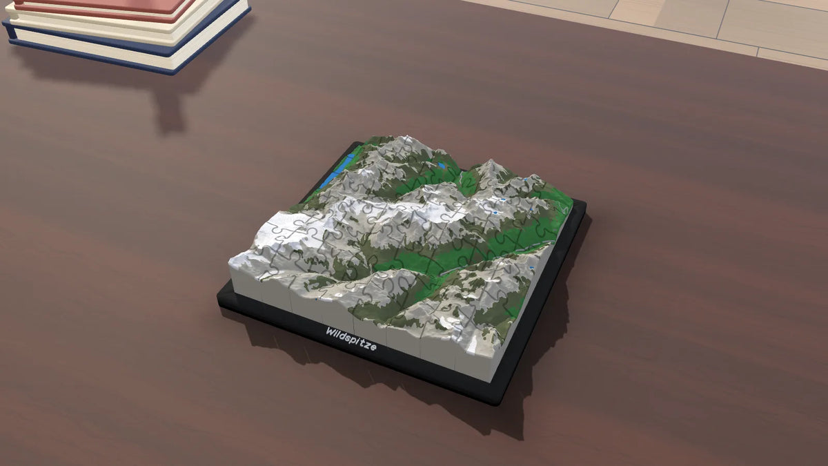 3D-Panoramapuzzle Wildspitze