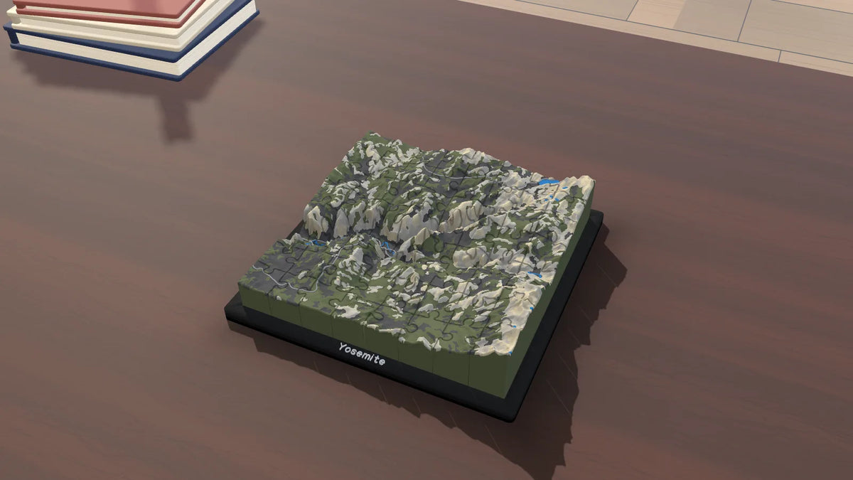 3D-Panoramapuzzle Yosemite Valley